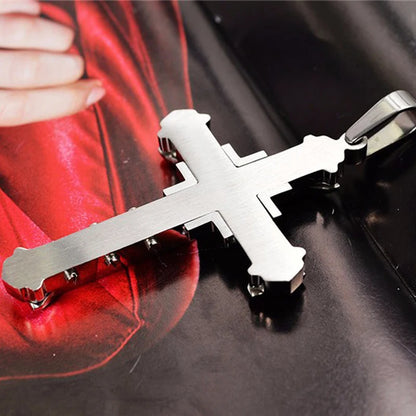 📿 Trendy Zinc Alloy Cross Pendant Necklace – Stylish & Meaningful Accessory for Any Occasion