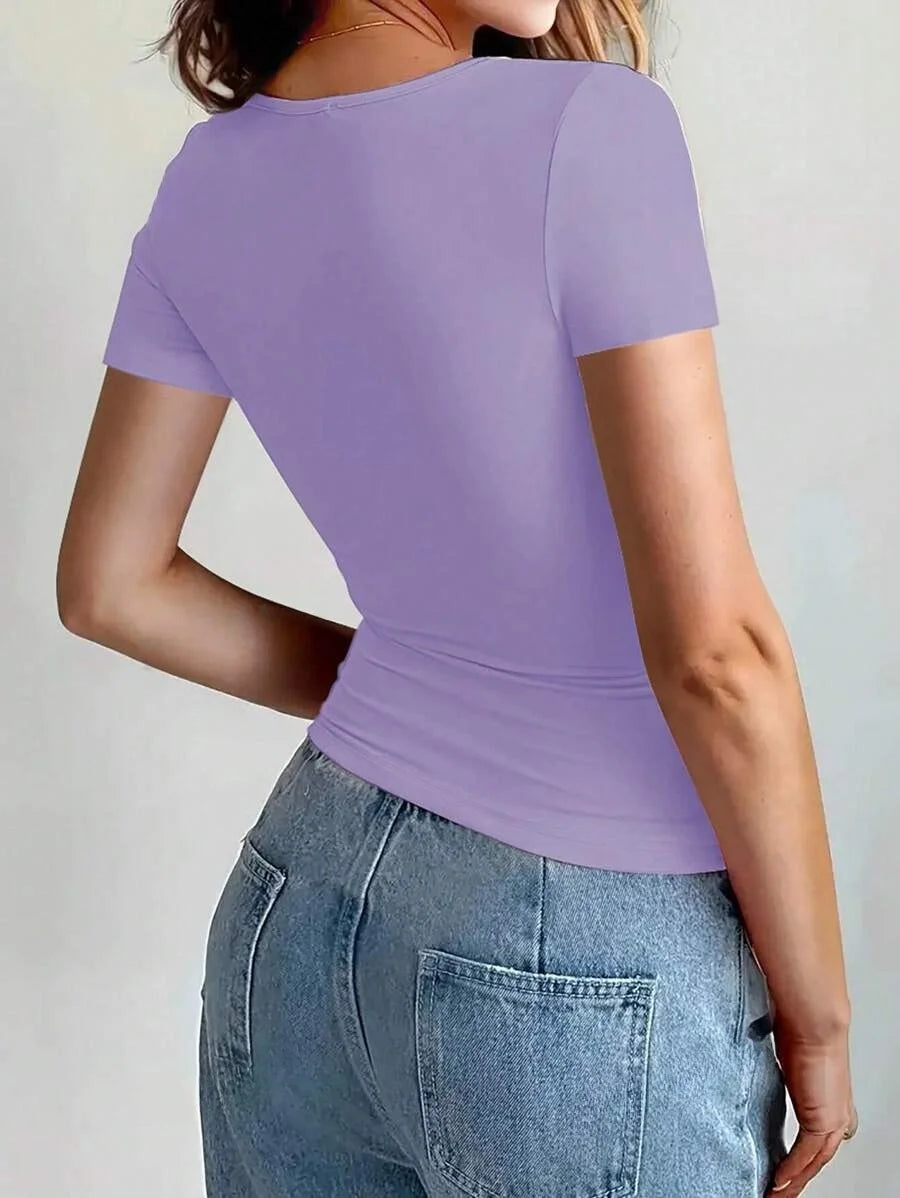 Scoop Neck Crop Top - FD