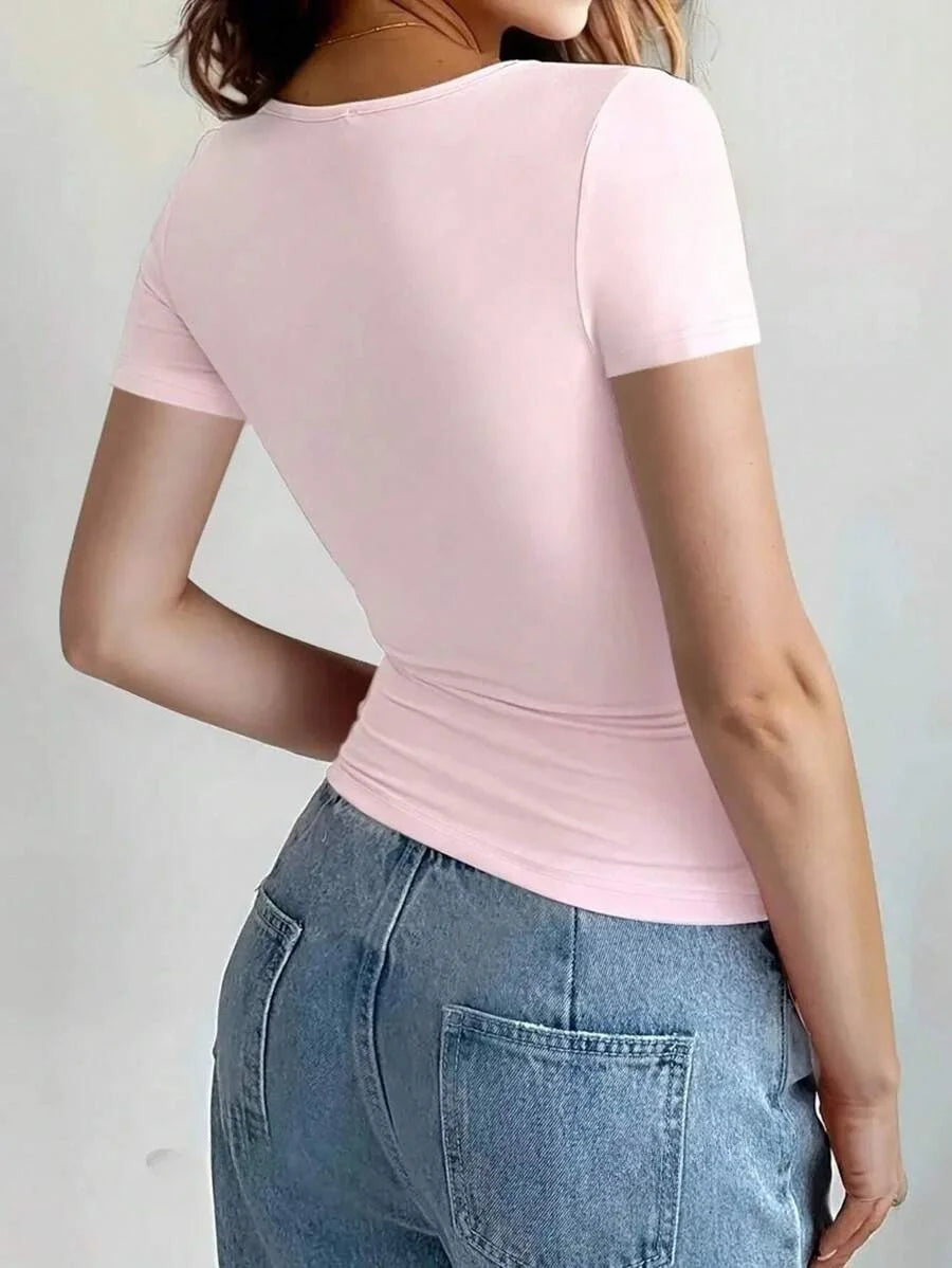 Scoop Neck Crop Top - FD