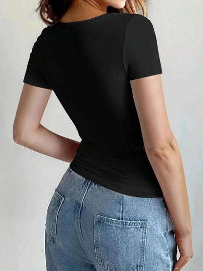 Scoop Neck Crop Top - FD