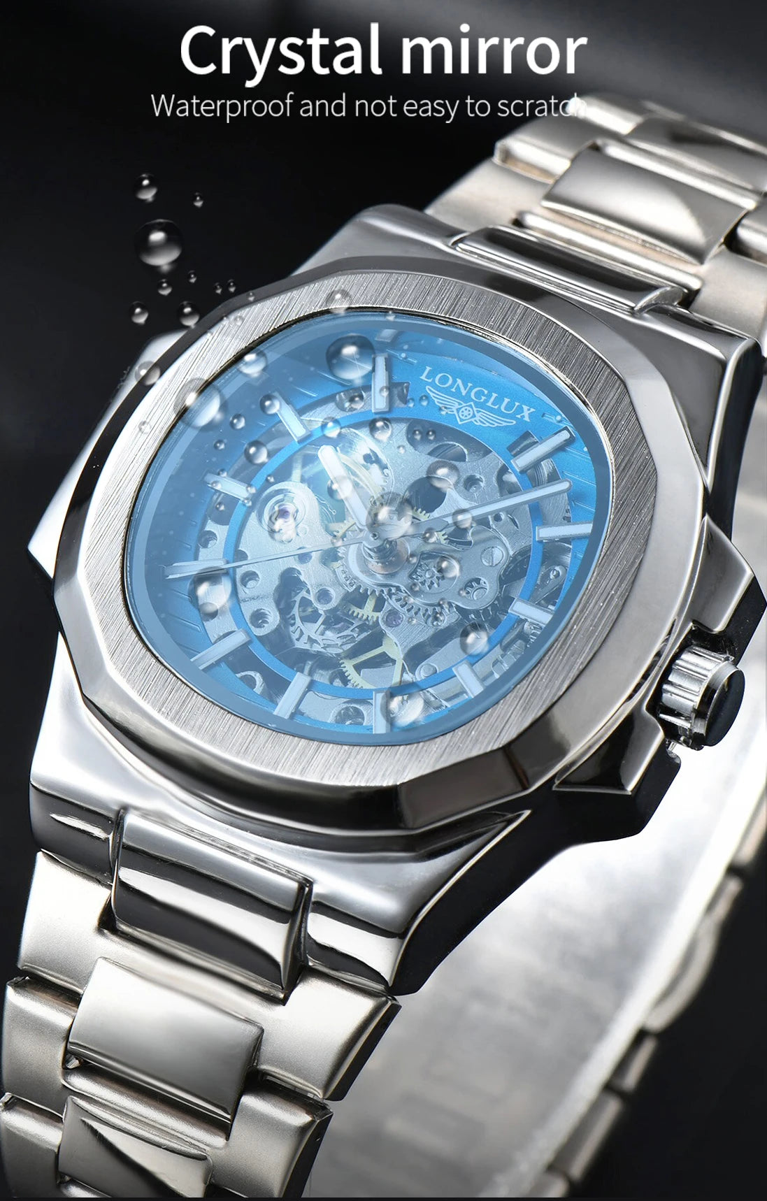 Luxury Skeleton Mechanical Watch – Timeless Elegance & Precision