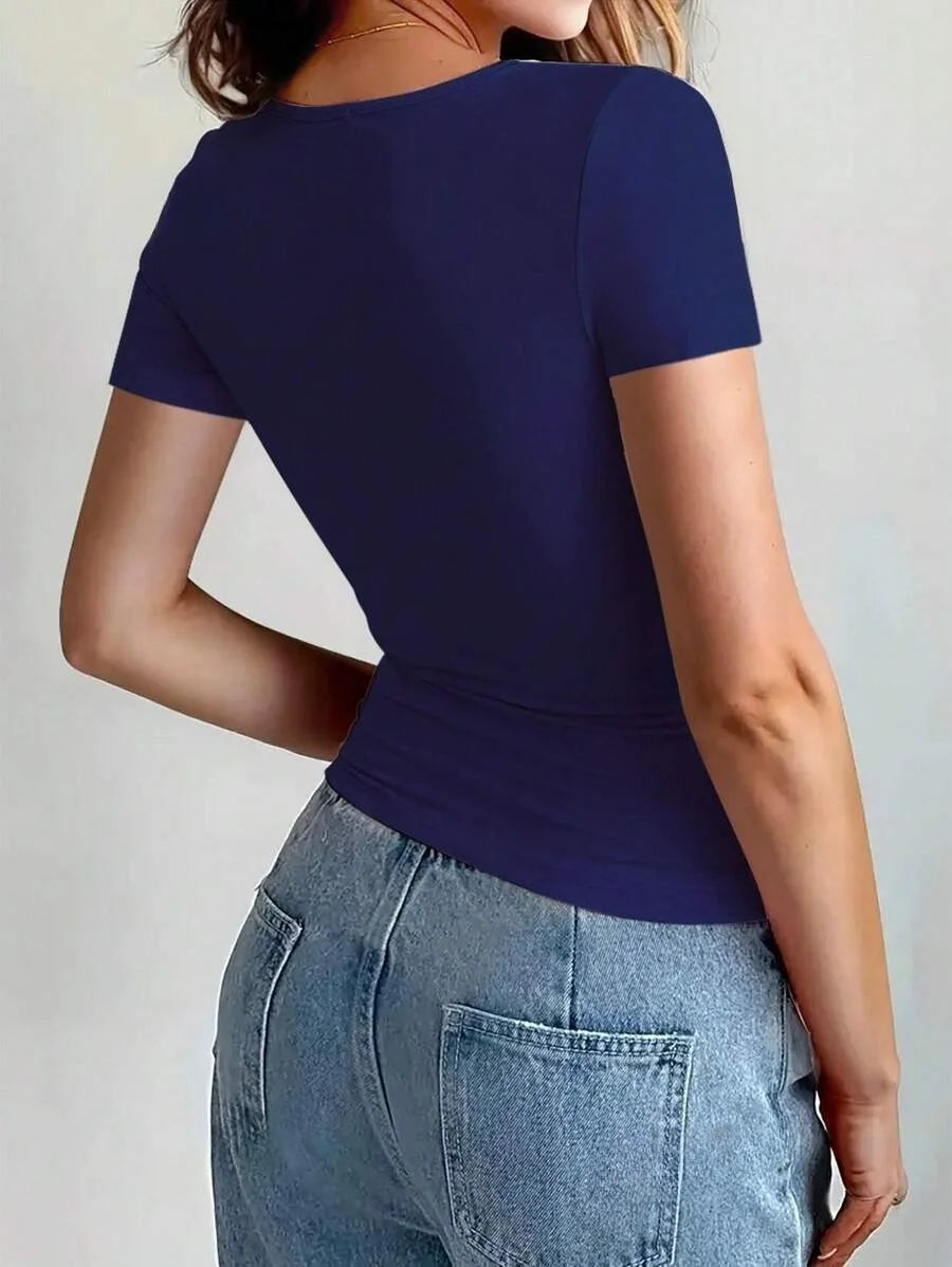 Scoop Neck Crop Top - FD