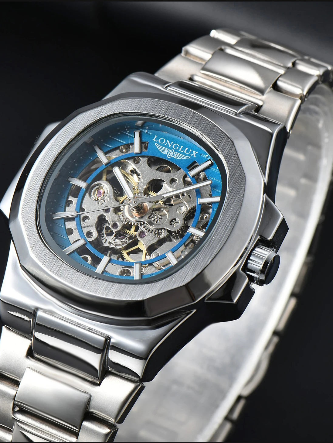 Luxury Skeleton Mechanical Watch – Timeless Elegance & Precision