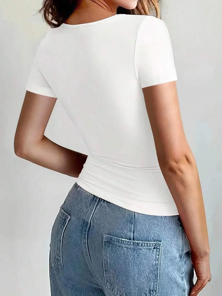 Scoop Neck Crop Top - FD