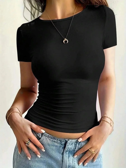 Scoop Neck Crop Top - FD