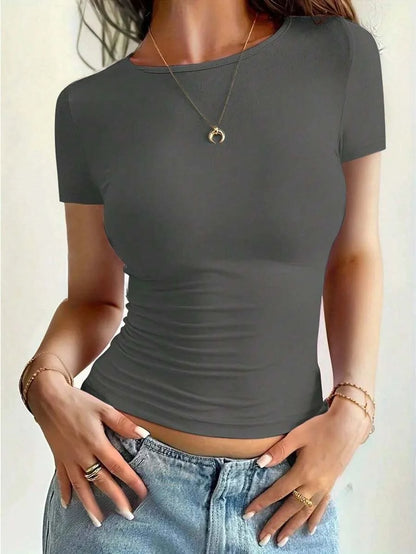 Scoop Neck Crop Top