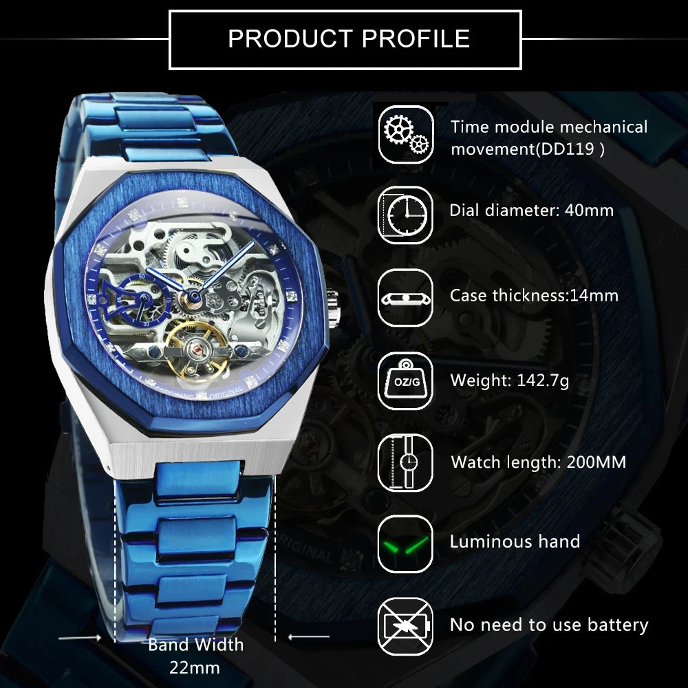 Luxury Automatic Mechanical Watch – Elegant & Durable Timepiece for Men