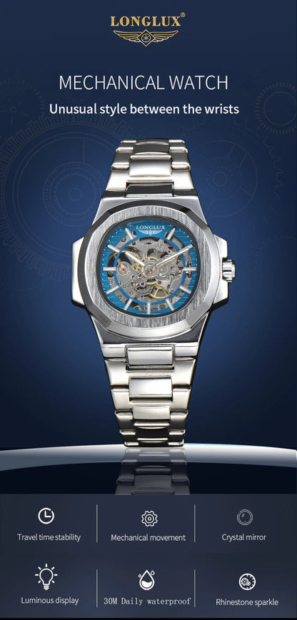 Luxury Skeleton Mechanical Watch – Timeless Elegance & Precision