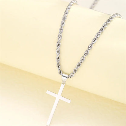 Laoloutian Trendy Cross Pendant Necklace – Elegant & Stylish for Any Occasion